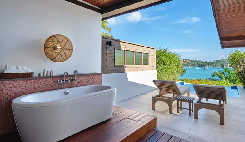 Seaview Hillside Suite - Seaview HIllside Suite - Outdoor Bath